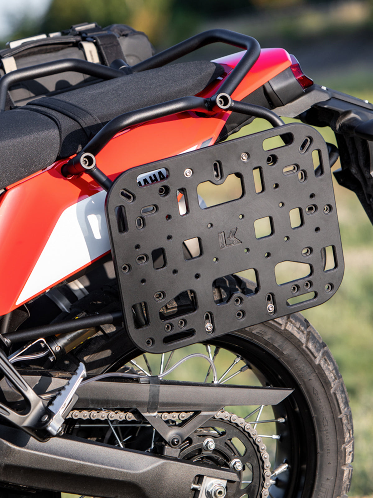 Kriega OS PLATFORM Ténéré 700 Fit to rear of motorcycle